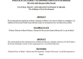 Política cultural y Economía Creativa en Brasil
