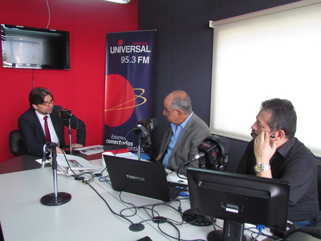 Entrevista Noticiero Radio Pichincha Universal
