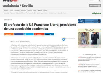 El profesor de la US Francisco Sierra, presidente de una asociación académica