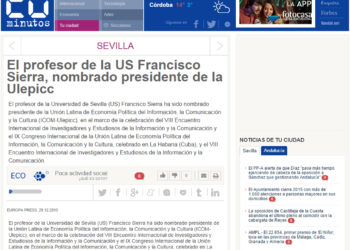 El profesor de la US Francisco Sierra, nombrado presidente de la Ulepicc