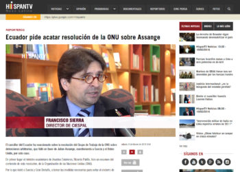 Ecuador pide acatar resolución de la ONU sobre Assange