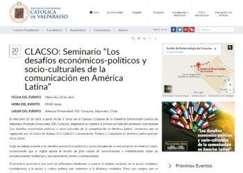 CLACSO: Seminario “Los desafíos económicos-políticos y socio-culturales de la comunicación en América Latina”
