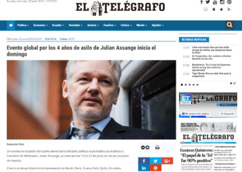 Evento global por los 4 años de asilo de Julian Assange inicia el domingo