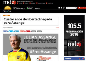 Cuatro años de libertad negada para Assange