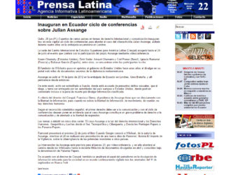 Inauguran en Ecuador ciclo de conferencias sobre Julian Assange