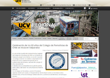 Celebración de los 60 años del Colegio de Periodistas de Chile se inicia en Valparaíso