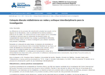 Colóquio discute midiativismo nas redes e metodologia interdisciplinar em pesquisas