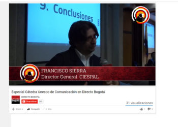 Especial Cátedra Unesco de Comunicación en Directo Bogotá