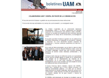 COLABORARÁN UAM Y CIESPAL EN FAVOR DE LA COMUNICACIÓN