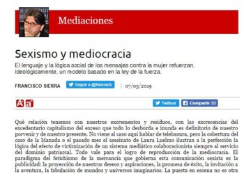 Sexismo y mediocracia