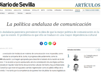 La política andaluza de comunicación
