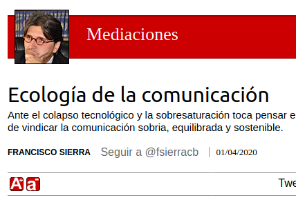 Ecología de la comunicación